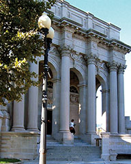 Handley Library building in Winchester, VA